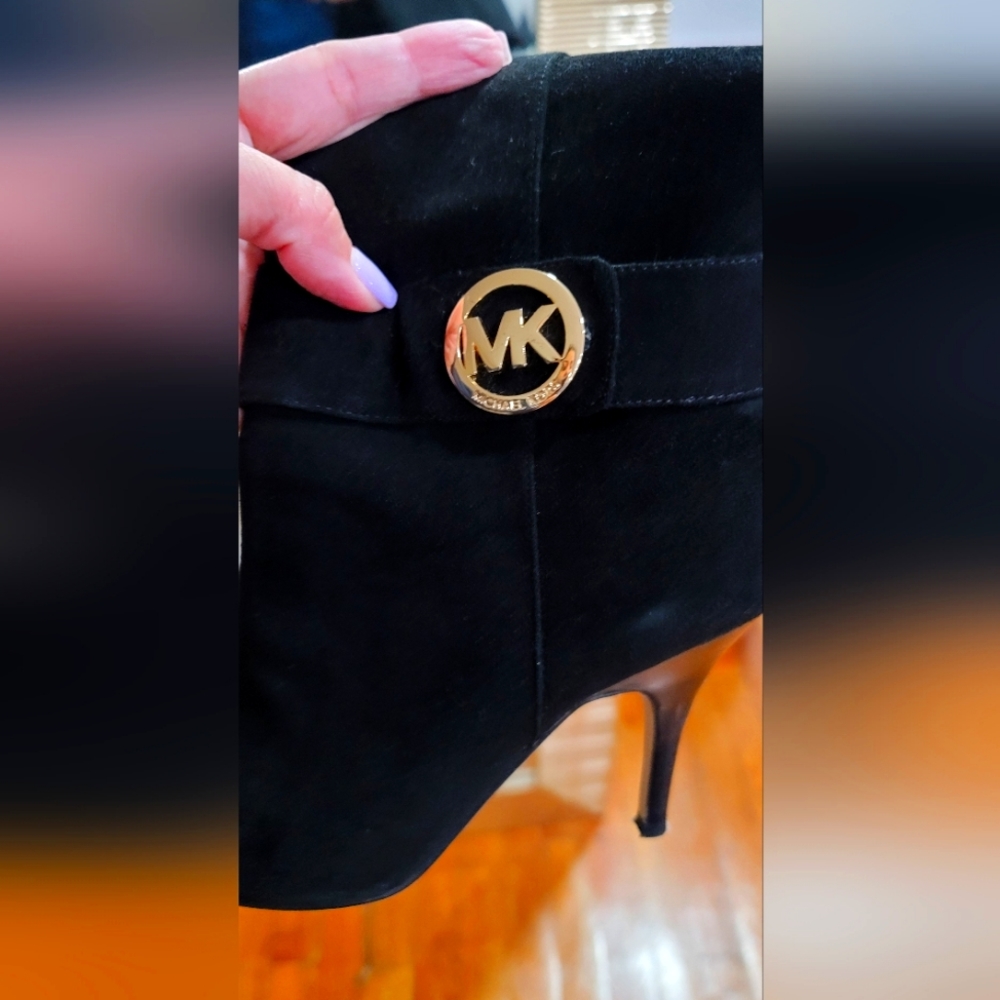 Michael kors velvet boots